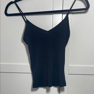 Wilfred Free Black Fitted Camisole Tank Top